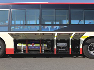 حافلة هجينة بالكهرباء والغاز الطبيعي (6 AMT)، 10\ 12 متر